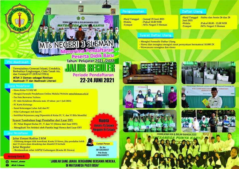 PPDB Jalur Reguler Tahun 2021/2022